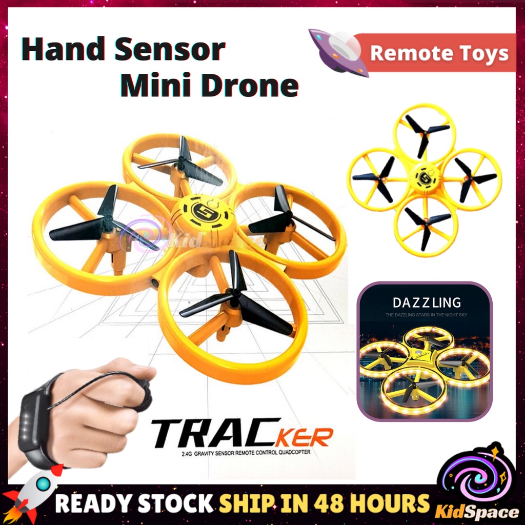 Hand sensor drone on sale with camera