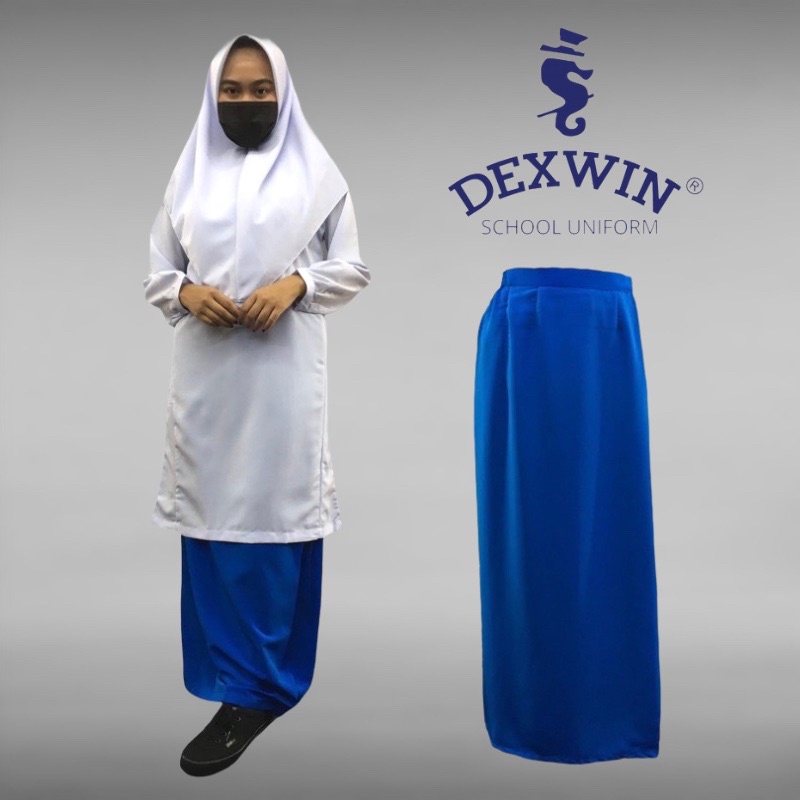 Dexwin School Uniform Kain Kurung Susun Tepi Kain Koshibo /Kain Licin ...