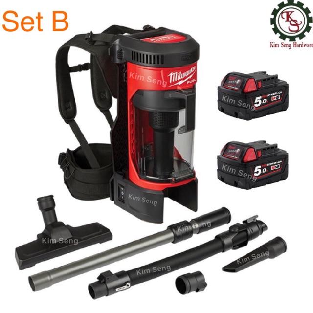 Milwaukee backpack vacuum kit hotsell