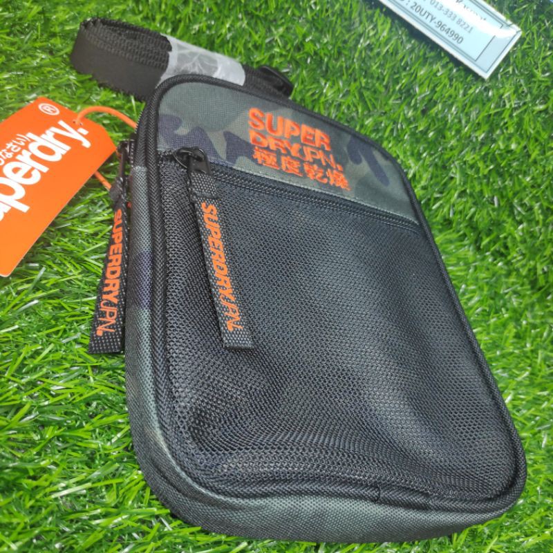 Original Dijamin Superdry Sport Pouch Green Camo Sling Side Bag Crossover Bag Shopee Malaysia