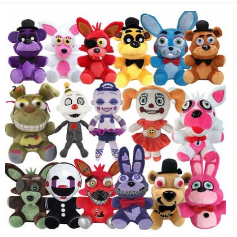 25cm FNAF Five Nights At Freddy's Foxy Chica Bonnie Golden Freddy