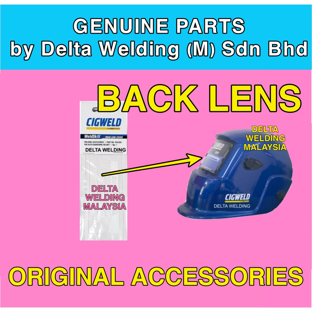 GENUINE CIGWELD auto darkening Helmet spare parts Malaysia Shopee