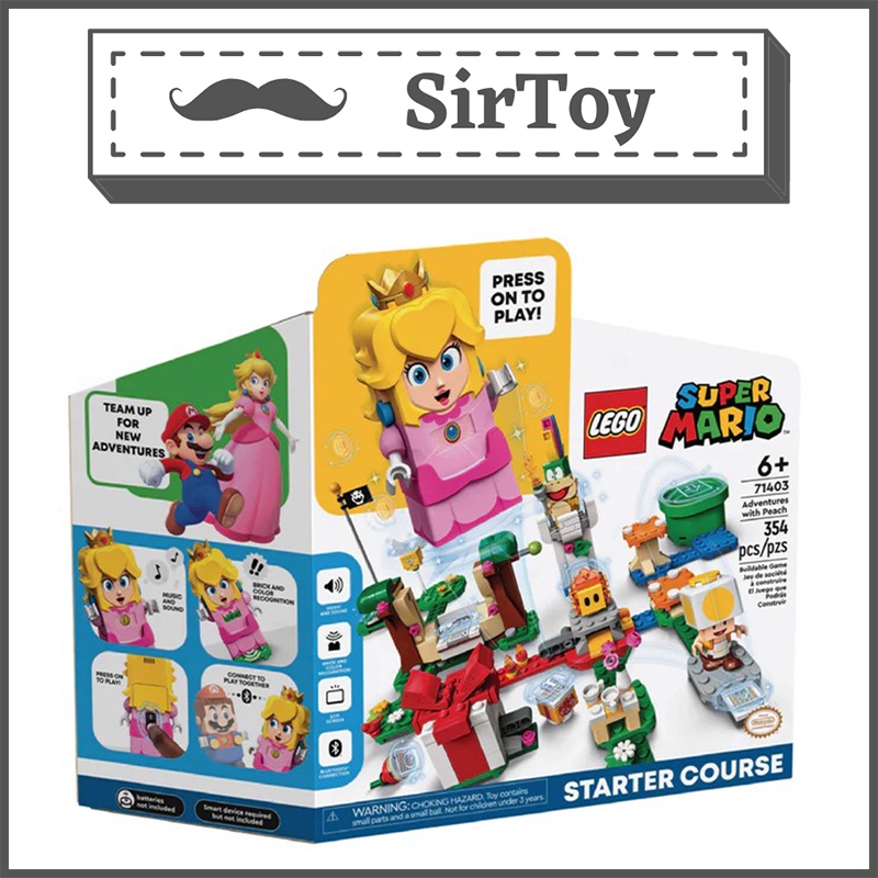 LEGO Super Mario 71403 Adventures with Peach Starter Course (354 Pieces ...