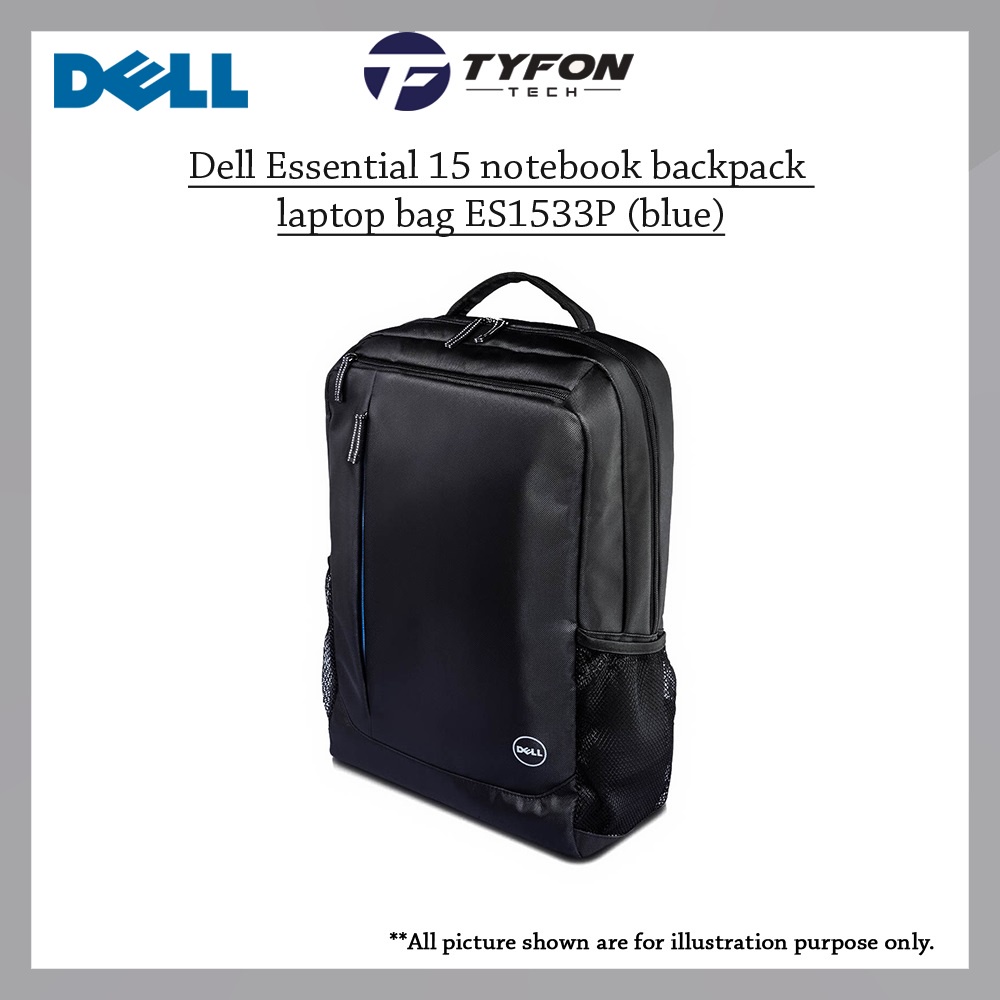 Dell 15.6" Essential Notebook Backpack Laptop Bag ES1533P (Blue