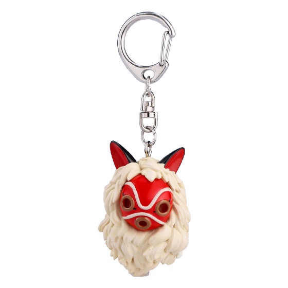 Porte-Clef Masque et Kodama Princesse Mononoke Ghibli