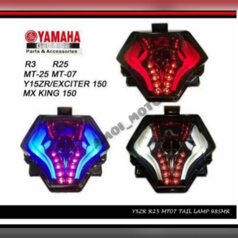 MOTORCYCLE TAIL LAMP LED [R25/Y15ZR/MT-07] LAMPU BELAKANG | Shopee Malaysia