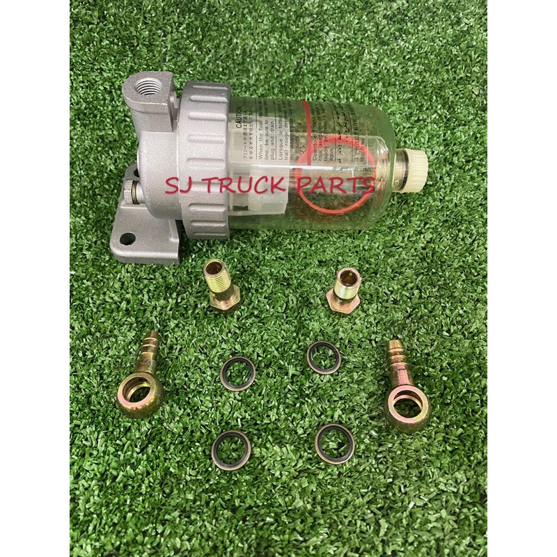 UNIVERSAL OIL AND WATER SEPARATOR FILTER ASSY TRUCK WITH CAR PARTS