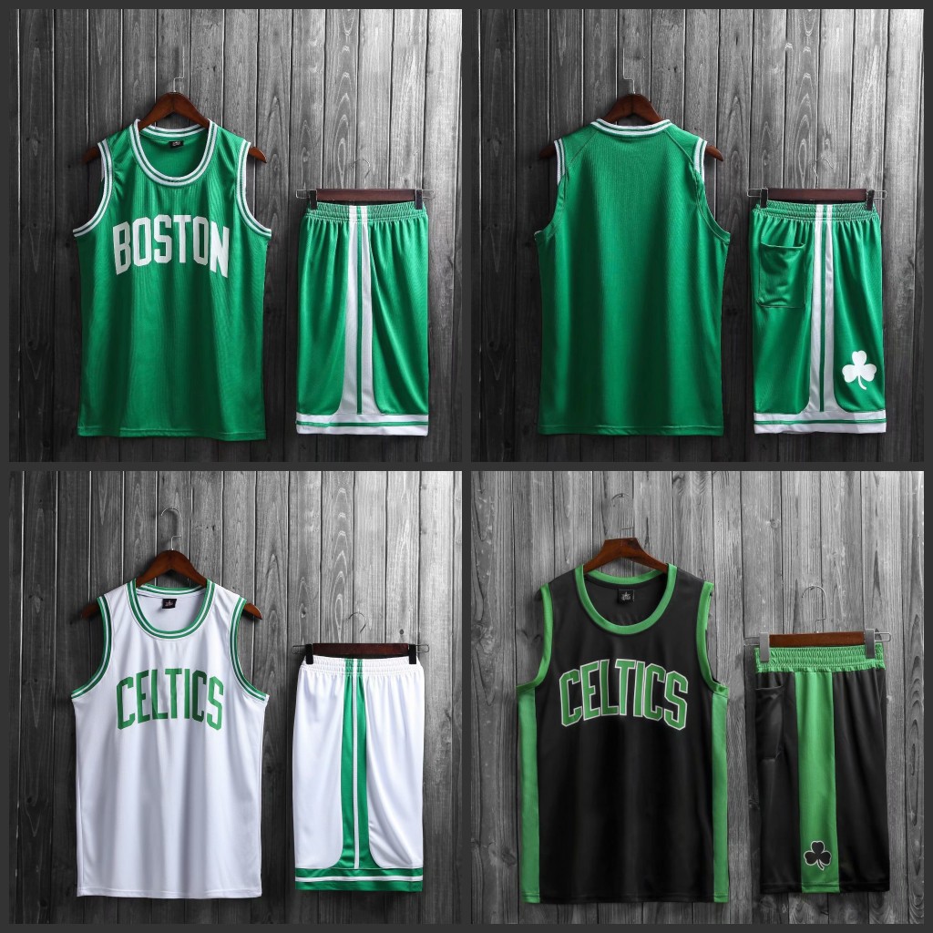 Boston Celtics Jersey and Shorts Sets Men s Basketball Clothing Shopee Malaysia