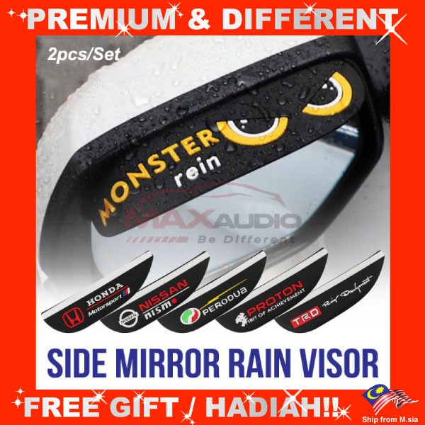 Universal Side Mirror Visor for HONDA PERODUA PROTON TOYOTA ALL Cars