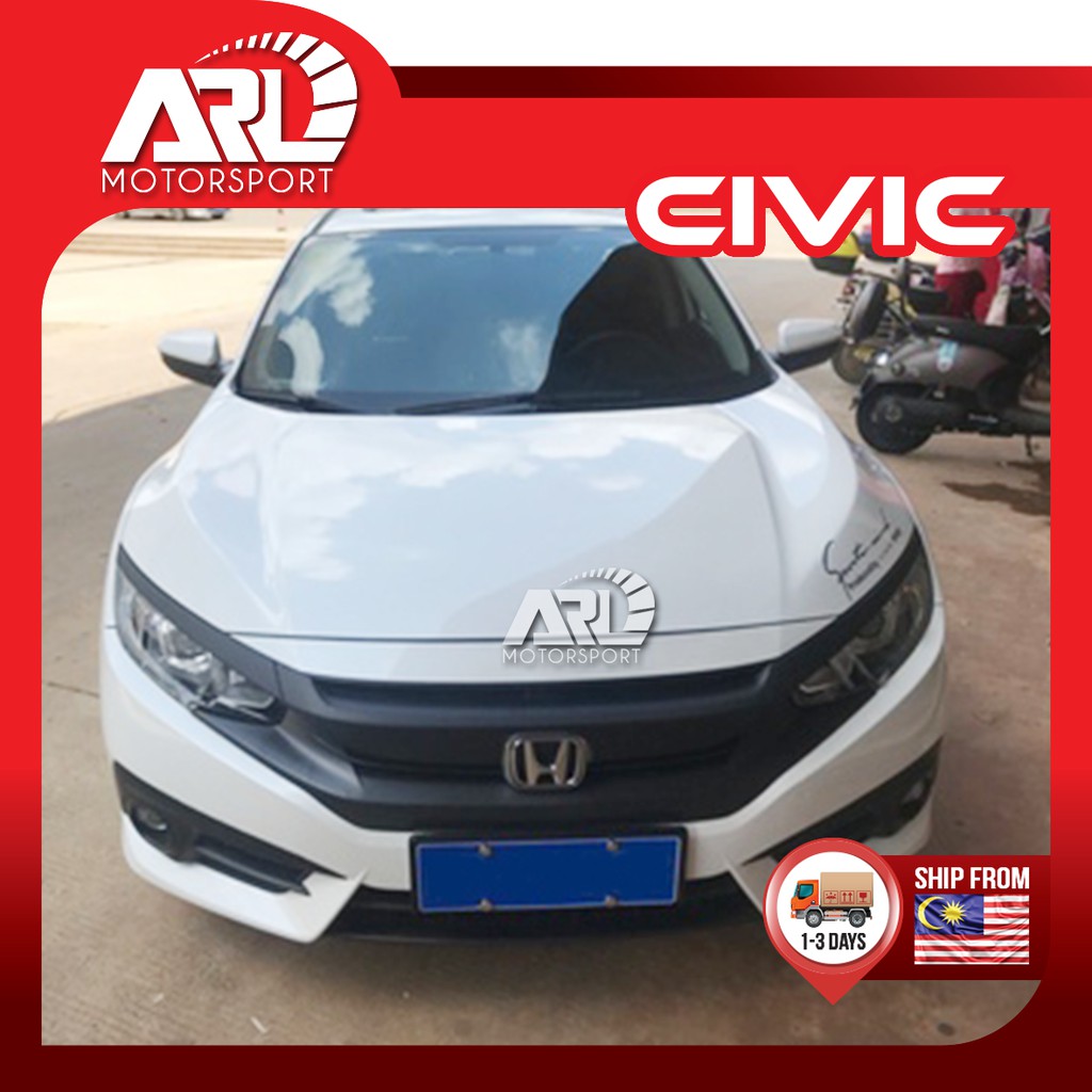 Honda Civic 10th FC FK TBA TEA Front Grill Cover Protector Sticker ...