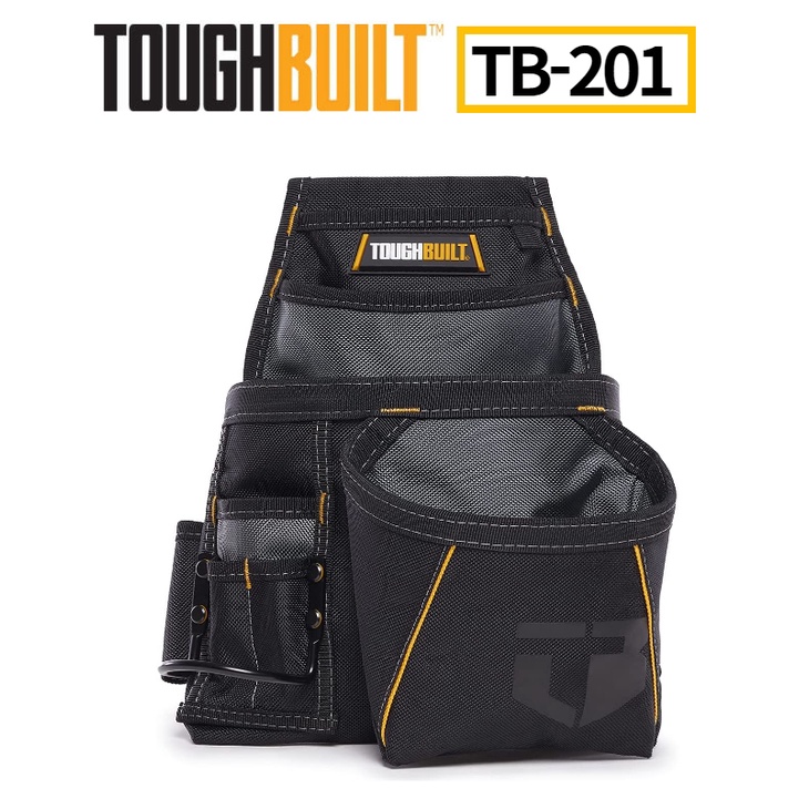 ToughBuilt Tool Belt TB201 Carpenter Pouch with a Tiered Design 10