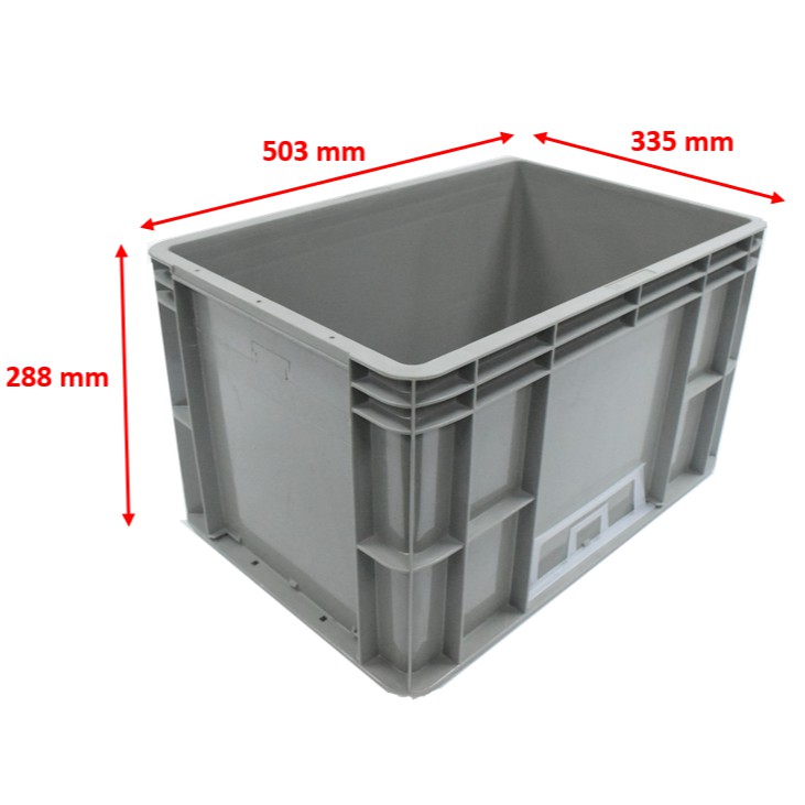 TM Polybox TM343 Light Grey Heavy Duty Plastic Container Made In ...