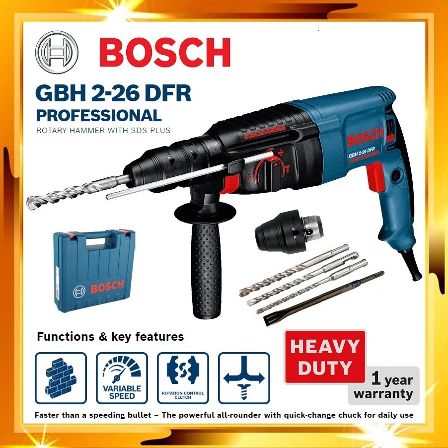 Bosch 800w hammer online drill