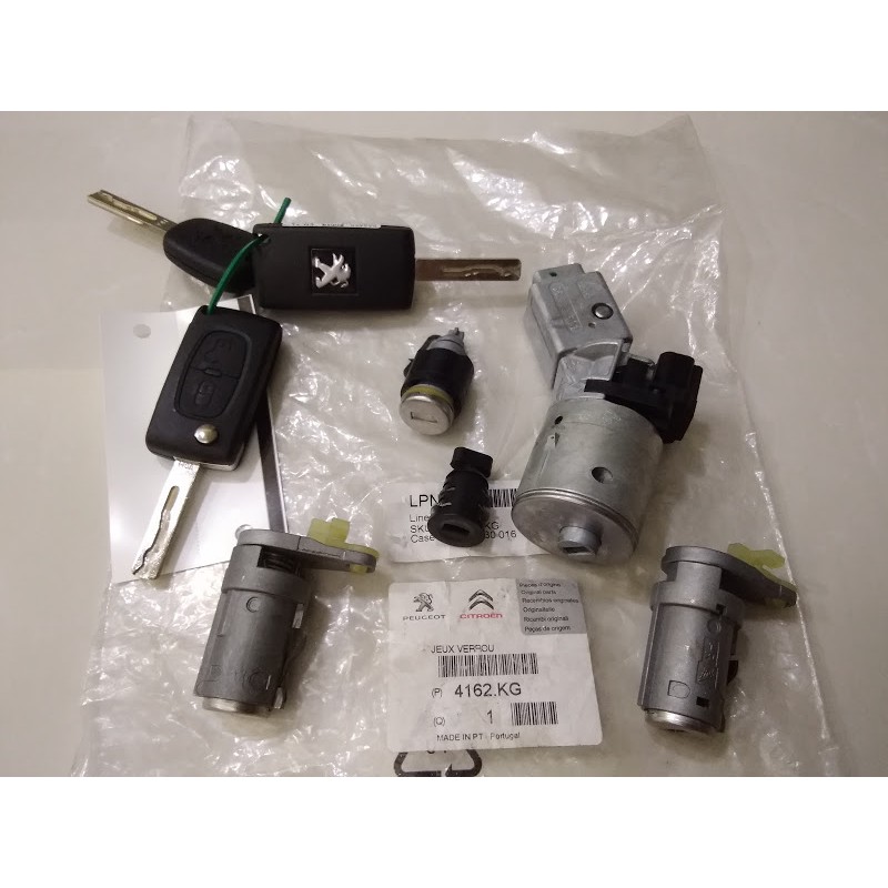 Peugeot 307 Ignition and Door Lock Keys Set Shopee Malaysia