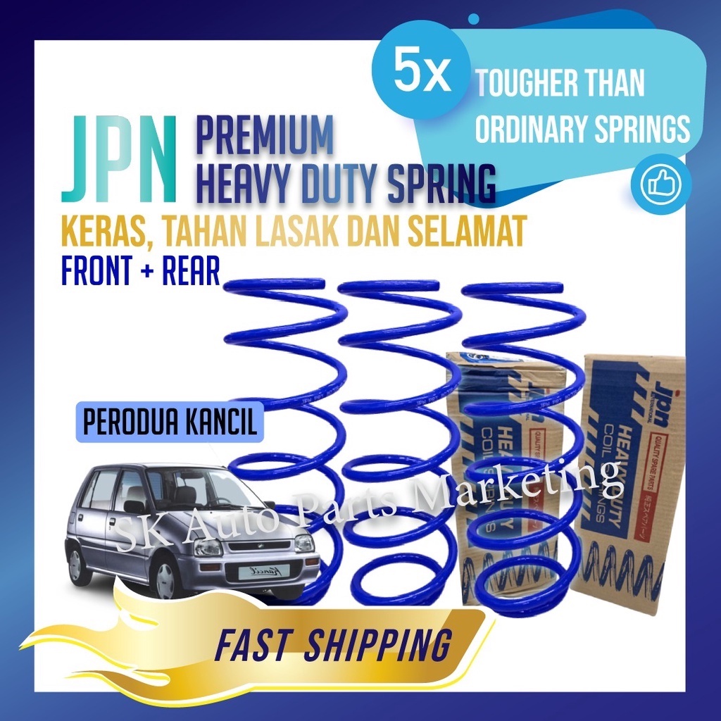 🔥Value Set🔥Perodua Kancil Front / Rear -JPN PREMIUM Heavy Duty Coil ...