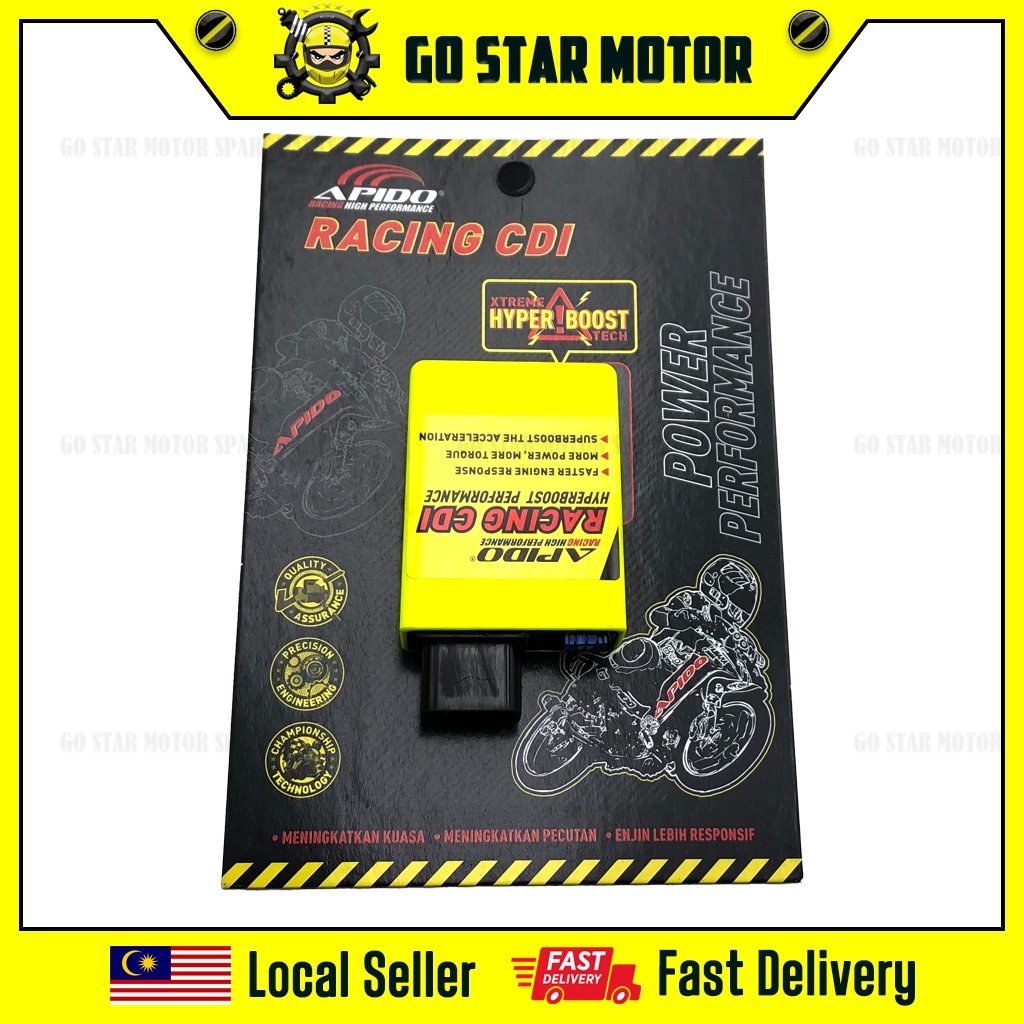 MODENAS DINAMIK DINAMIK120 RACING CDI UNIT FLUORESCENT HYPER BOOST ...