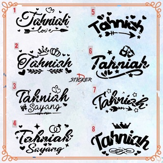 Sticker bobo balloon TAHNIAH (28) | Shopee Malaysia