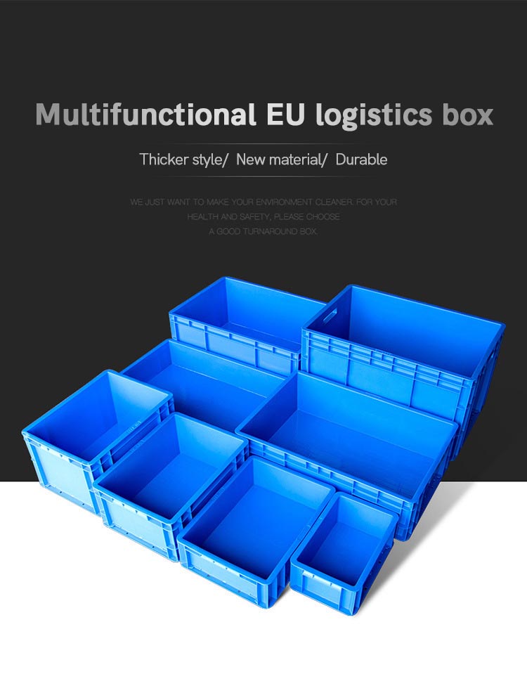 LEADLOONG-Heavy Duty Stackable Storage Bins Warehouse Plastic Crate ...