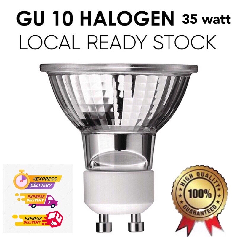 GU10 HALOGEN 35W BULB LOCAL READY STOCK SUITABLE FOR YANKEE CANDLE ...