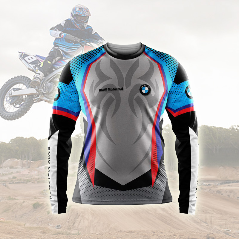 Long Sleeves Shirt Racing Jersey BMW Motocross Racing Shirt Jersey Dirt