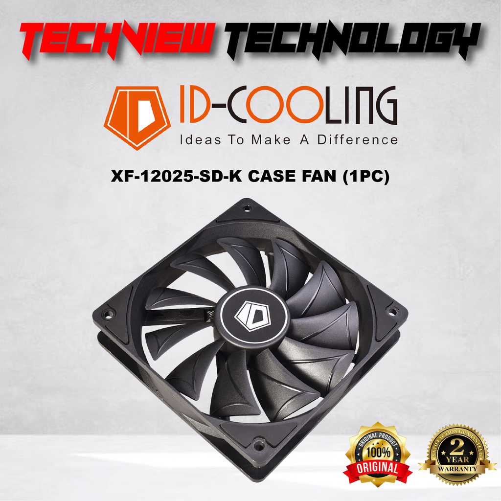 ID-COOLING XF-12025-SD-K CASE FAN (1PC) | Shopee Malaysia