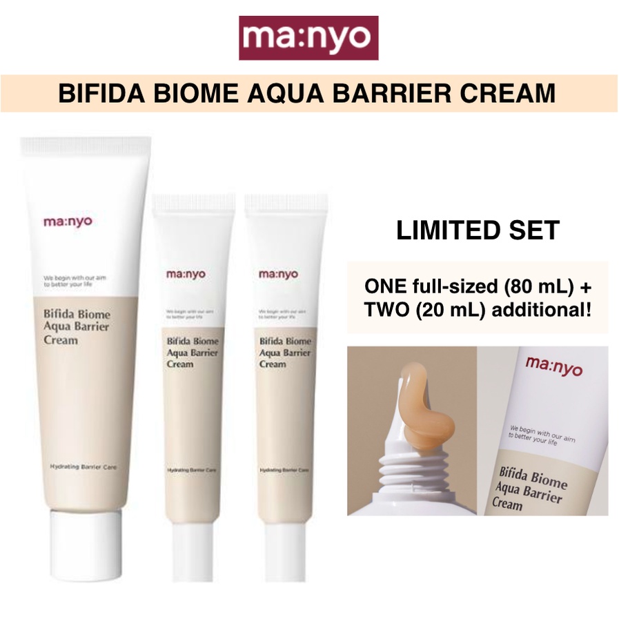 [manyo] Bifida Biome Aqua Barrier Cream (80ml + 20mlx2 additional ...