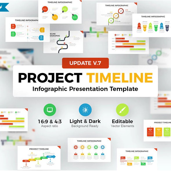 Project Timeline PowerPoint Template V7 | Shopee Malaysia