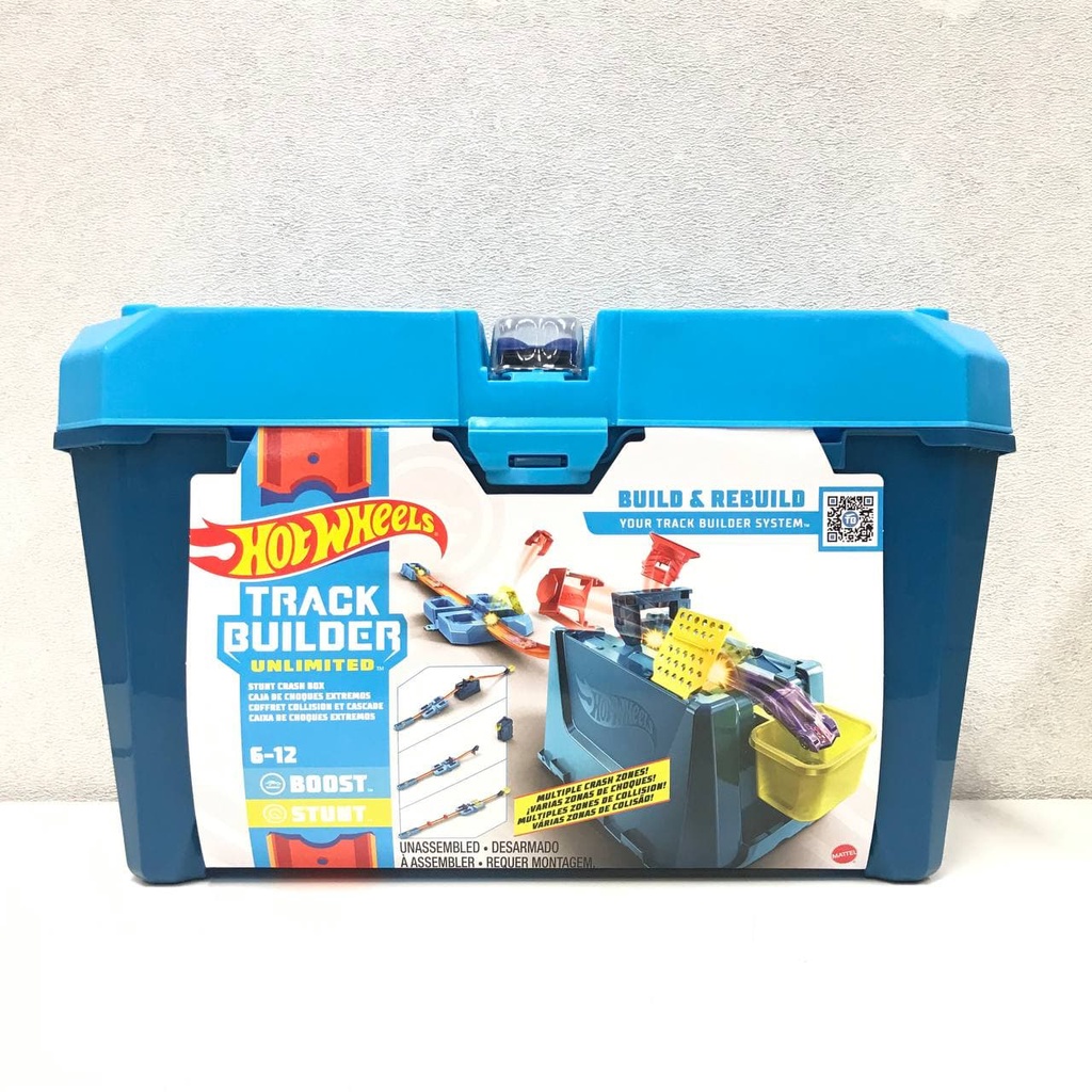 [Ori] HOT WHEELS Track Builder Stunt Crash Box (BOOST & STUNT