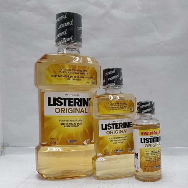 Listerine Original (3 sizes ) Shopee Malaysia