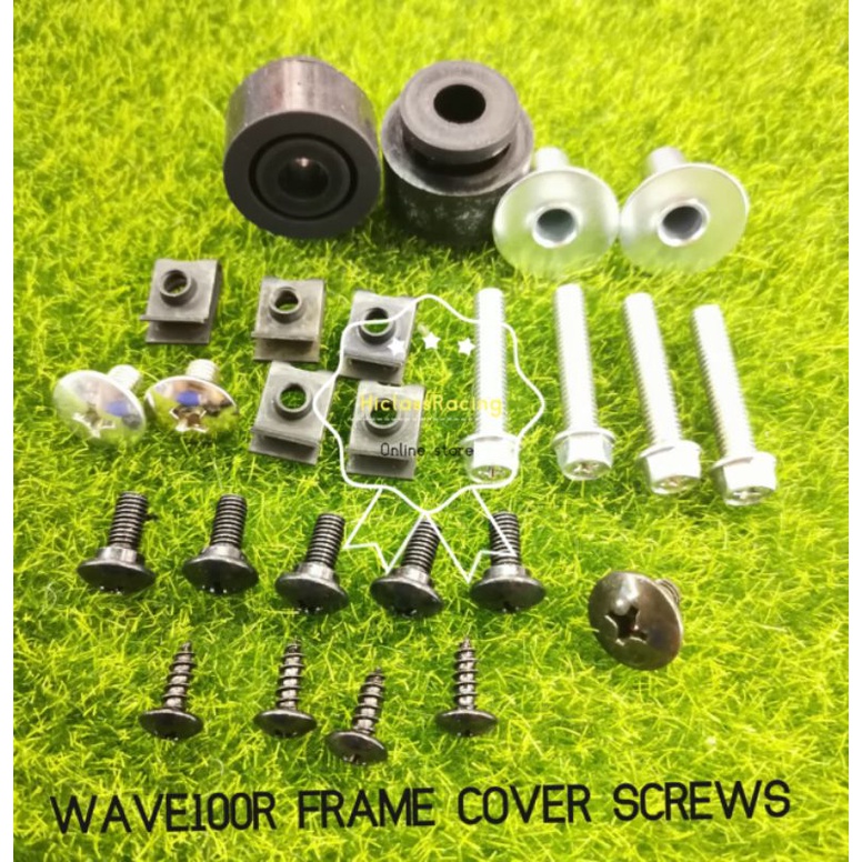 HONDA WAVE 100R / WAVE100R FRAME COVER SCREW SET /HANDLE COVER SCREW ...