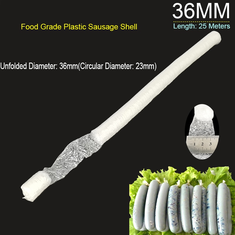 Food Grade Plastic Sausage Tube Casing for Sausage Hot Dog Hamburger
