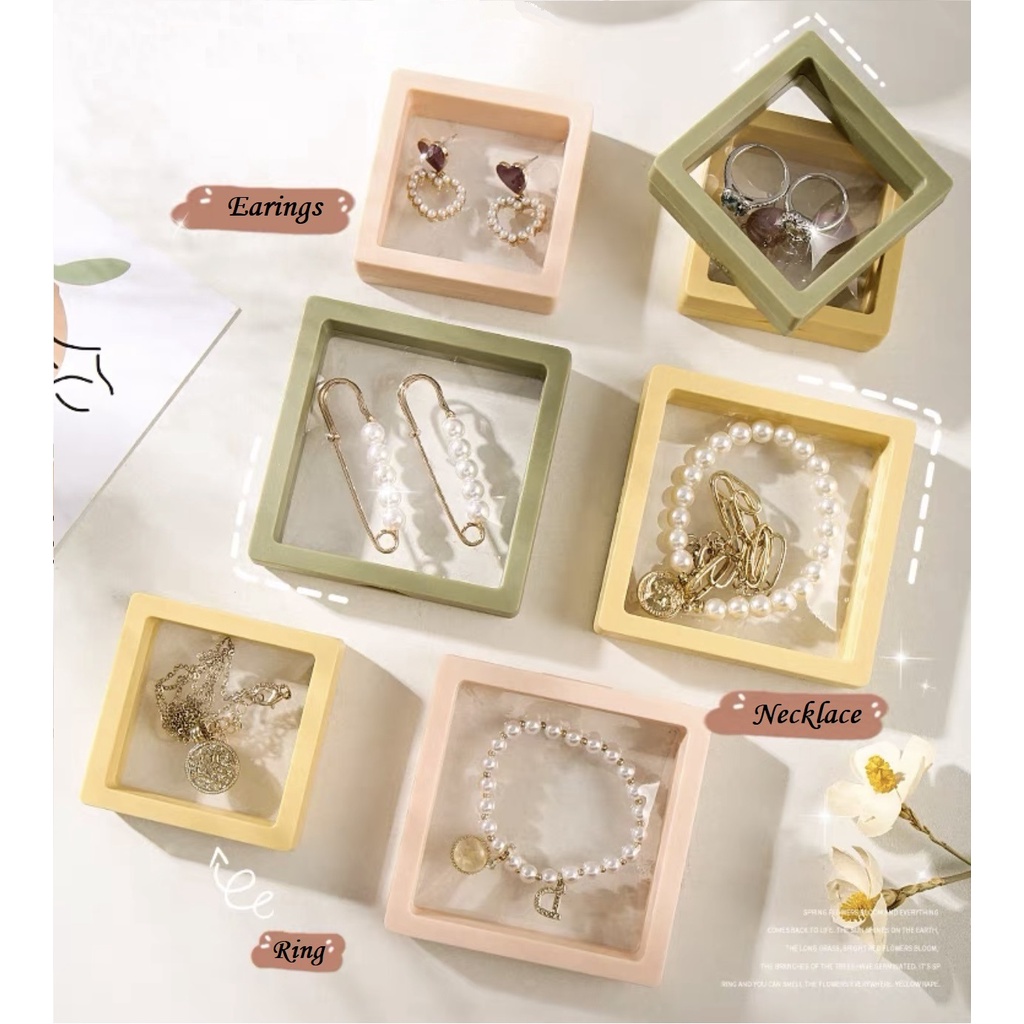 Storage Box PE Film 7x7cm / 9x9cm Suspension Box Display Stand ...