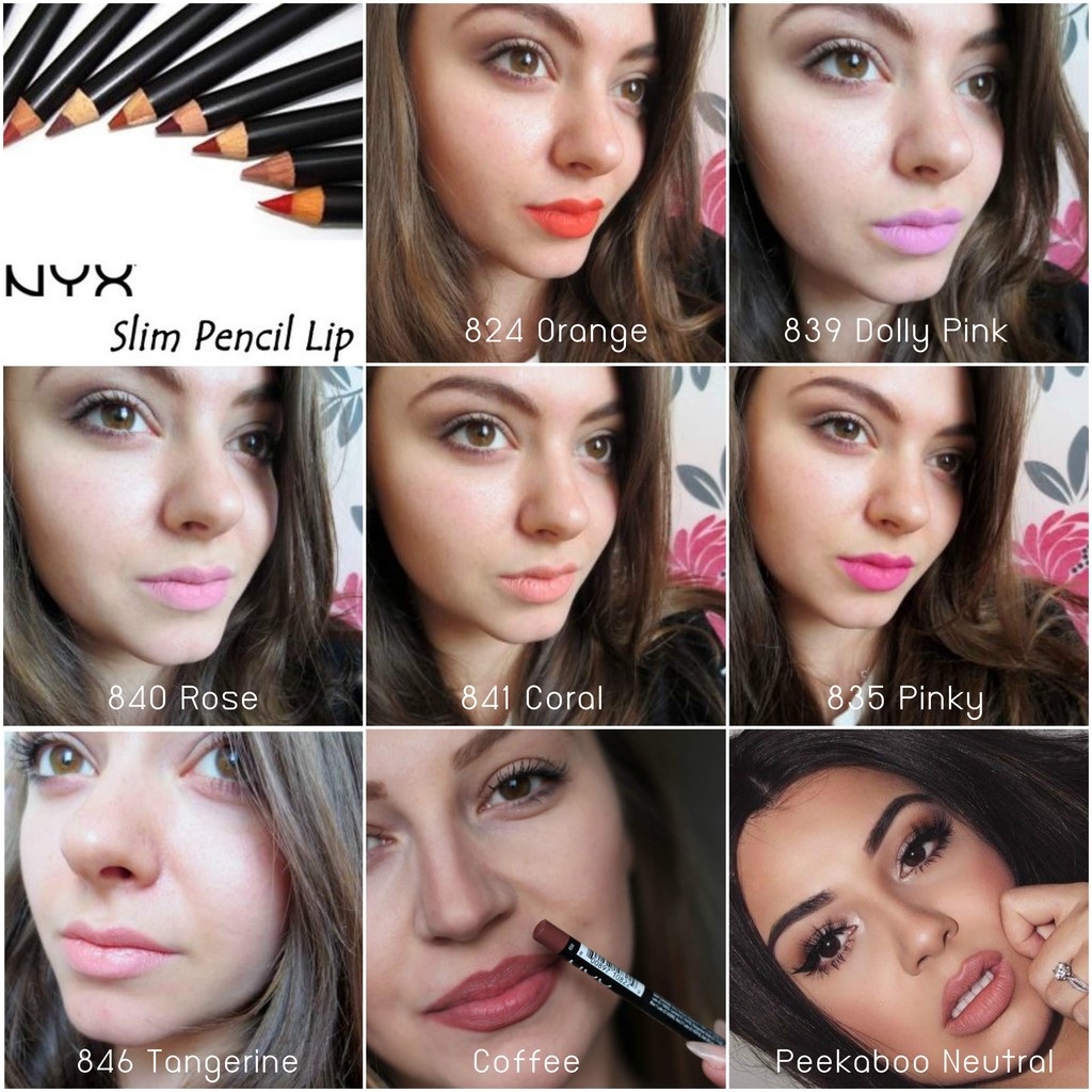 NYX Slim Lip Pencil Liner Authentic1 From US Sp810 Natural