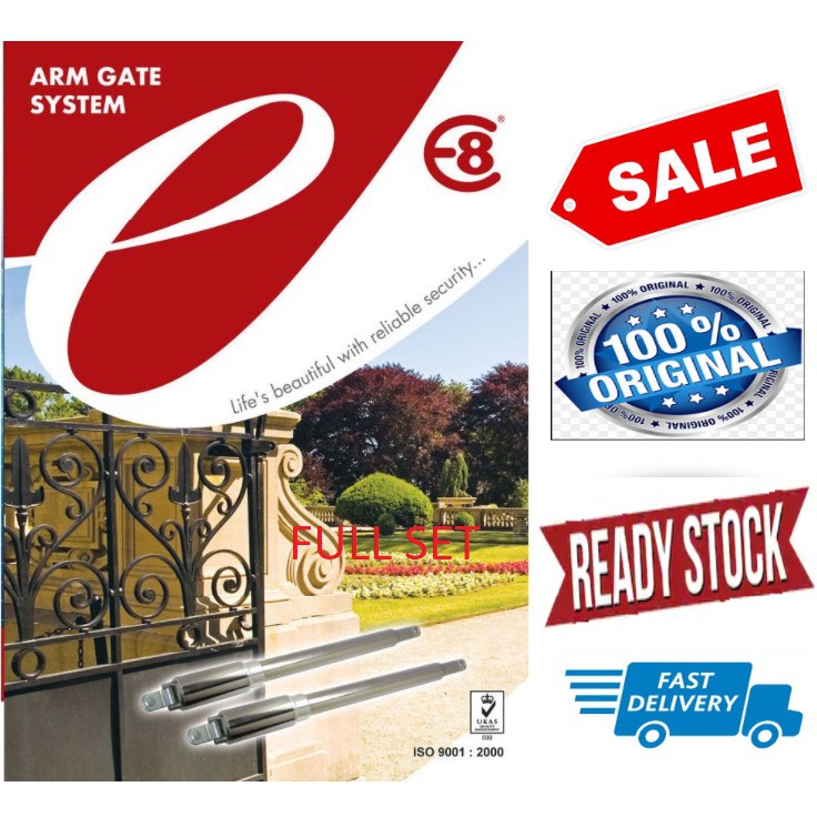Full Set e8 Stainless Steel Heavy Duty Swing and Folding Autogate Auto