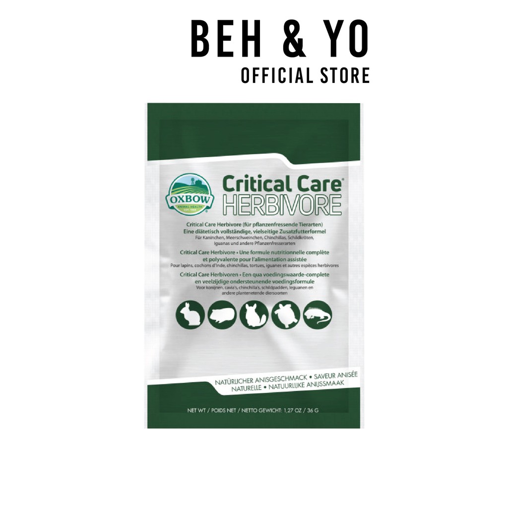 Oxbow Critical Care Herbivore Anise Flavor (36 g) Shopee Malaysia