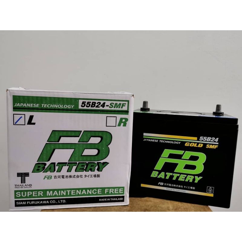 Car battery Furukawa battery Super Maintenance Free 55B24L(NS60L ...