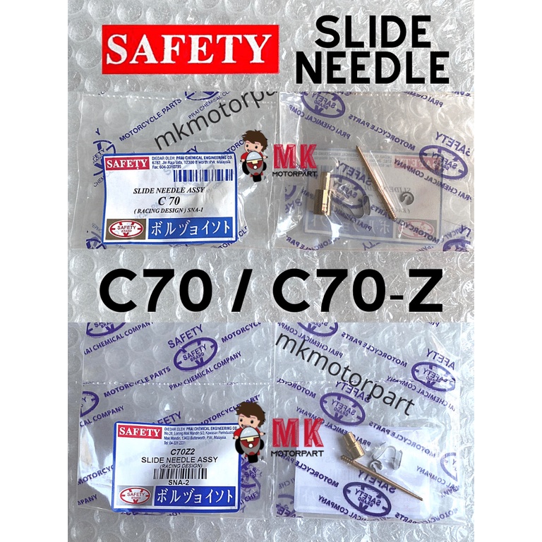 ( SAFETY ) SLIDE NEEDLE Honda C70 / C70Z Jarum Slide Carburetor C70-Z ...
