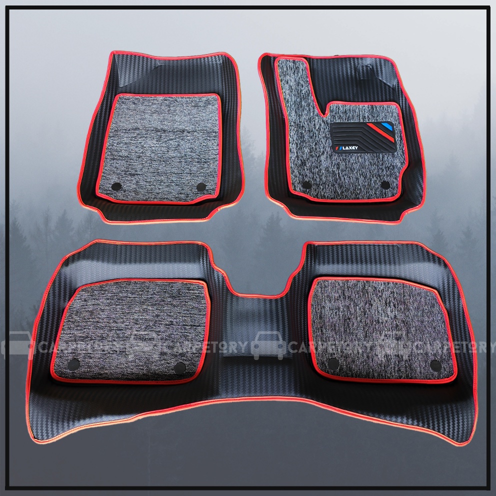 'Premium' Carbon Fiber Carmat 5D Car Mat Carpet Mitsubishi Xpander
