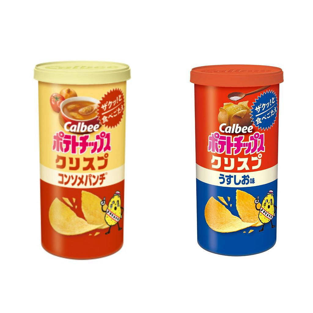 Calbee Potato Chips Crisp [ Lightly Salted / Consomme ] Flavor 50g from