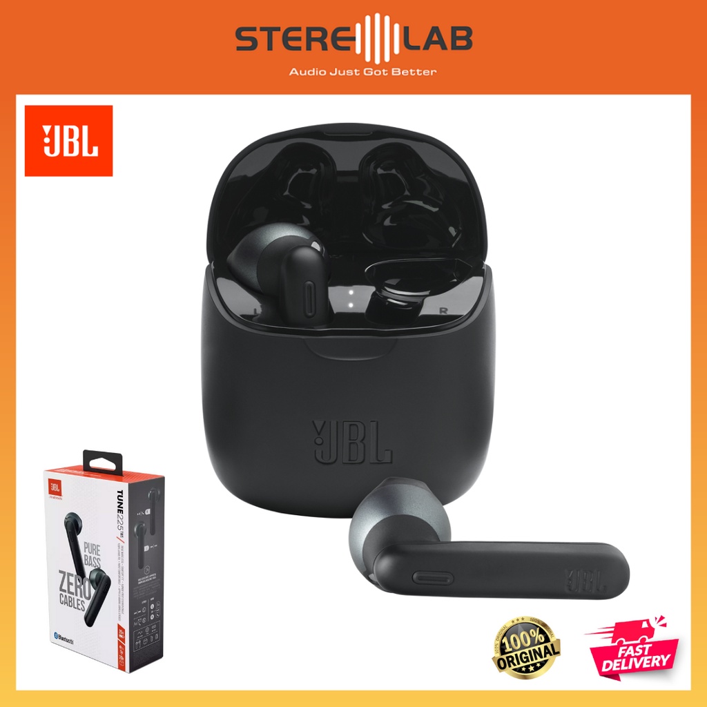 JBL Tune 225TWS Wireless Earbuds Stereo Earbuds Sound Headphones Headset  Mic [100% AUTHENTIC] [STEREOLAB]