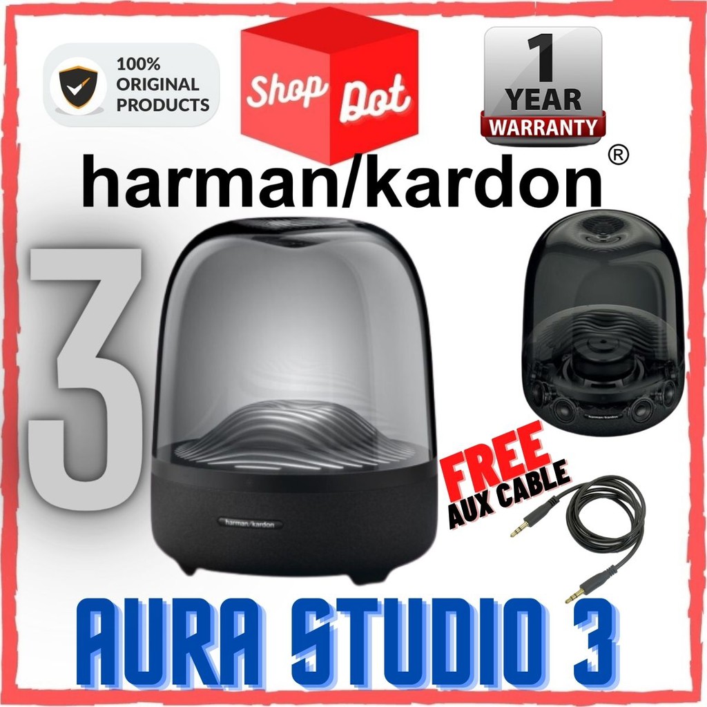 (MALAYSIA OFFICIAL 1 YEAR WARRANTY) Harman Kardon Aura Studio 3