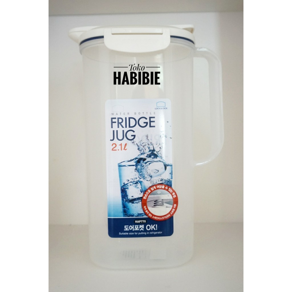 Lock & Lock Lock n Lock Water Bottle Fridge Jug Water Jug Pitcher 2.1L