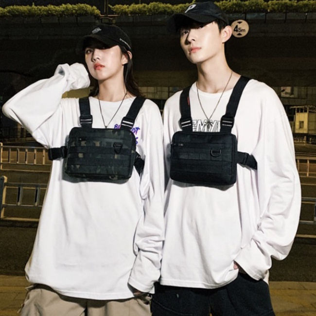 [ Msia Stock ] Military Vest Bag Chest Bag Tactical Bag Bag Lelaki Beg ...
