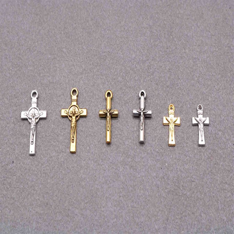 20 Pieces Catholic Mini Trumpet Jesus Cross Medal. Necklace Bracelet ...