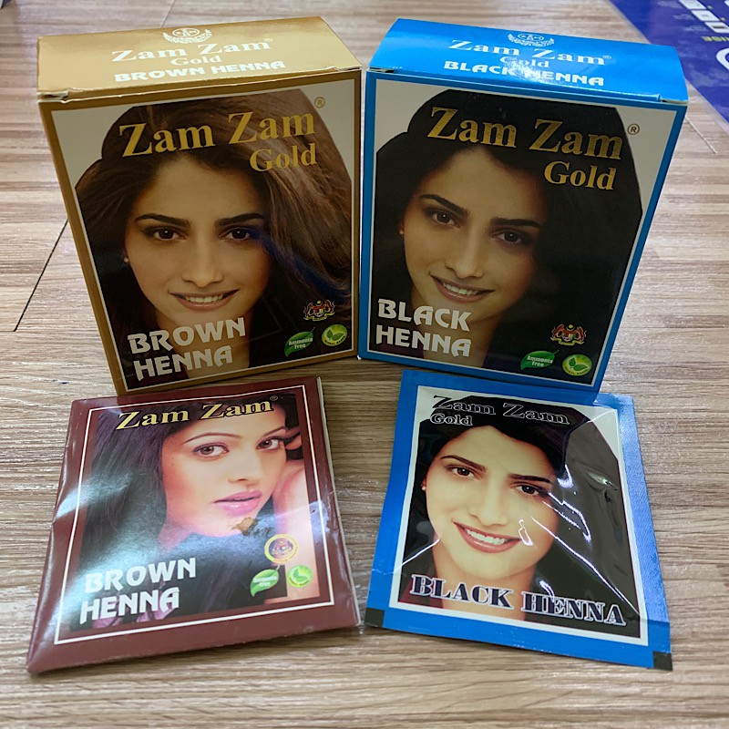 INAI RAMBUT HALAL , WARNA BROWN DAN HITAM 100% halal | Shopee Malaysia