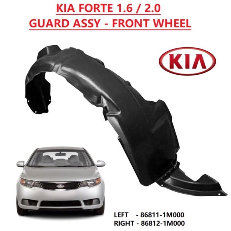 FRONT FENDER LINER / BANANA LEAF FRONT (GENUINE PARTS) KIA FORTE 2009