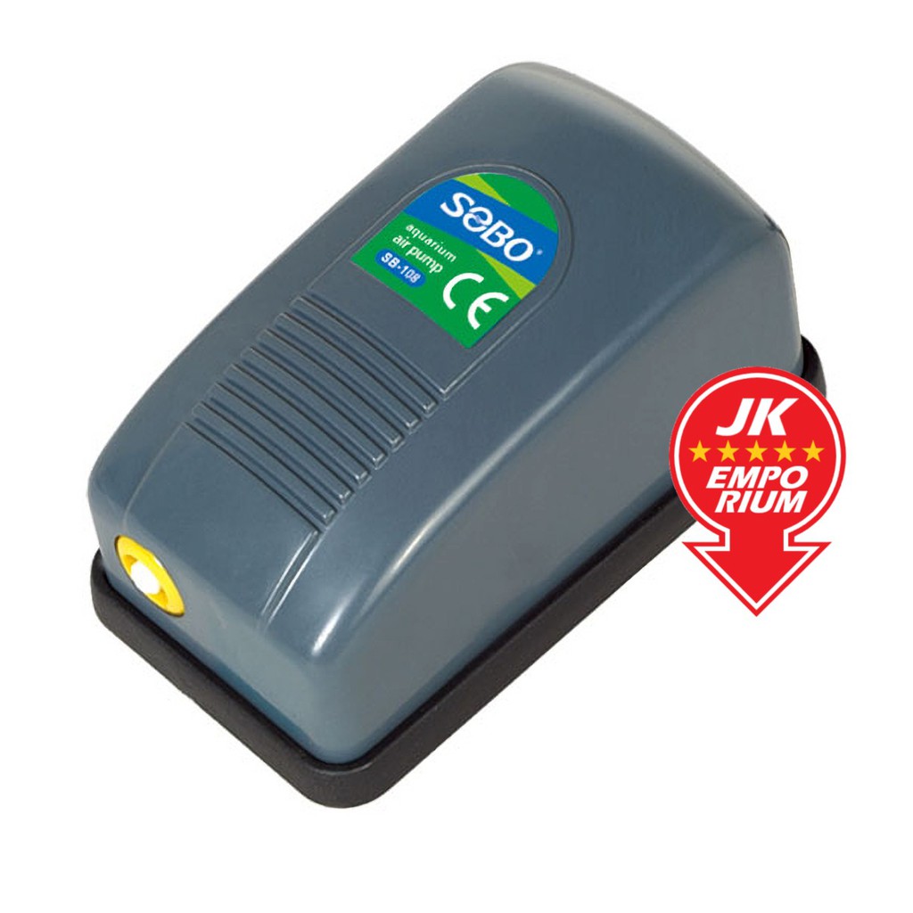 Sobo Aquarium Mini Air Pump SB108 Oxygen Pam Angin Oksigen Okxigen Akuarium Shopee Malaysia