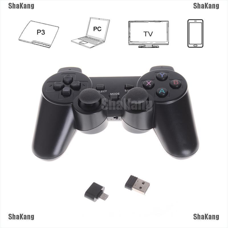 ShaKang 2.4GHz Wireless Dual Joystick Control Game Controller Gamepad ...