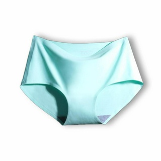 《Mega Deal》Premium Quality Women Fashion One Piece Seamless Ice Silk  Panties Girls Clothing Underwear Panty