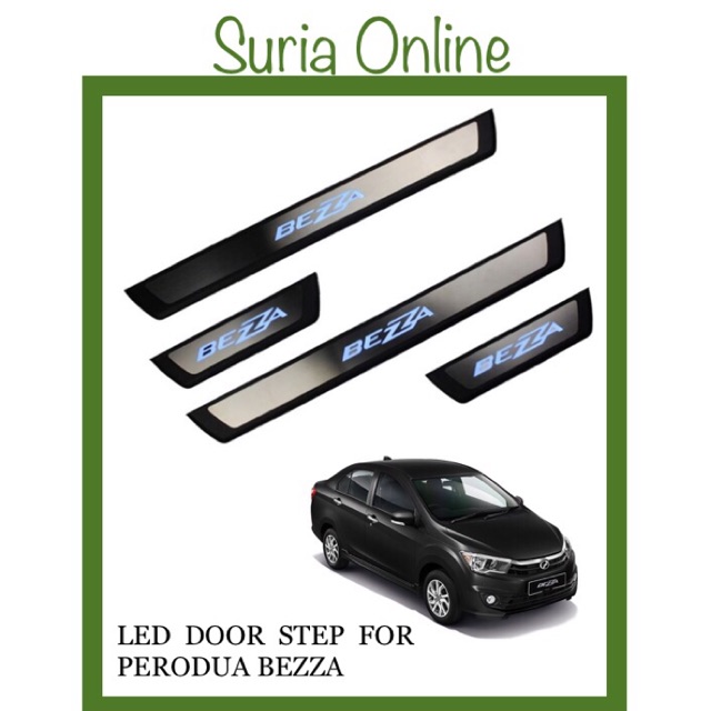 Perodua Bezza - LED Door Step Panel / Side Sill Panel | Shopee Malaysia